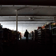A darkened pharmacy in Sonoma, California.